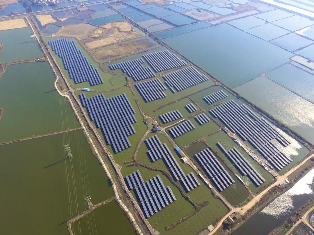 A Fishery-solar Masterpiece in the Watery Town - www.kaiyun.com's 110 MW PV Project in Tongling, Anhui Province Successfully Connected to the Grid for Power Generation